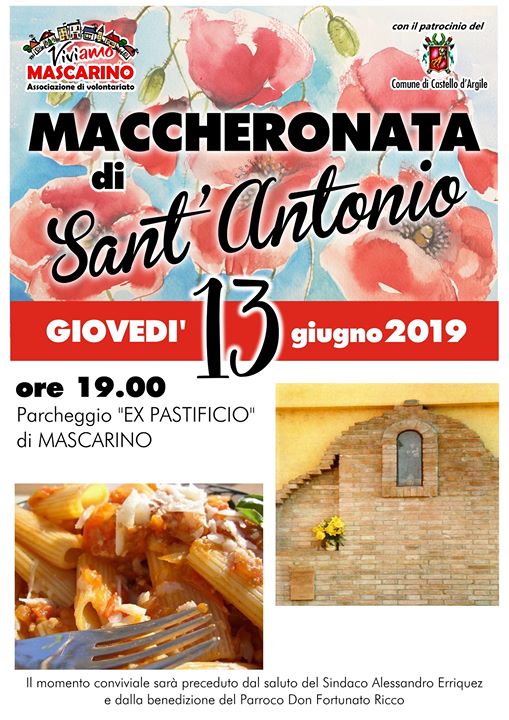 Maccheronata S. Antonio 2019 ViviAmo Mascarino