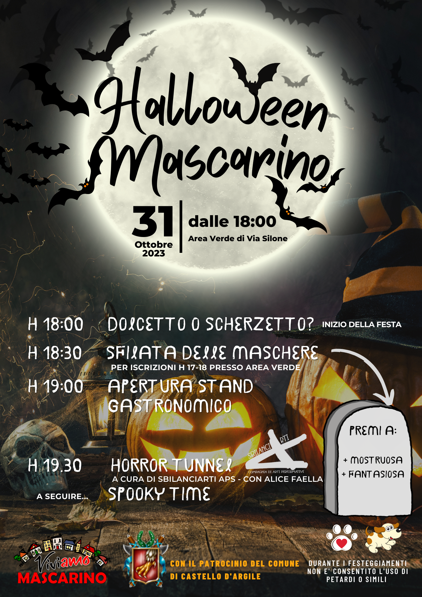 Halloween Mascarino 2023 - Volantino